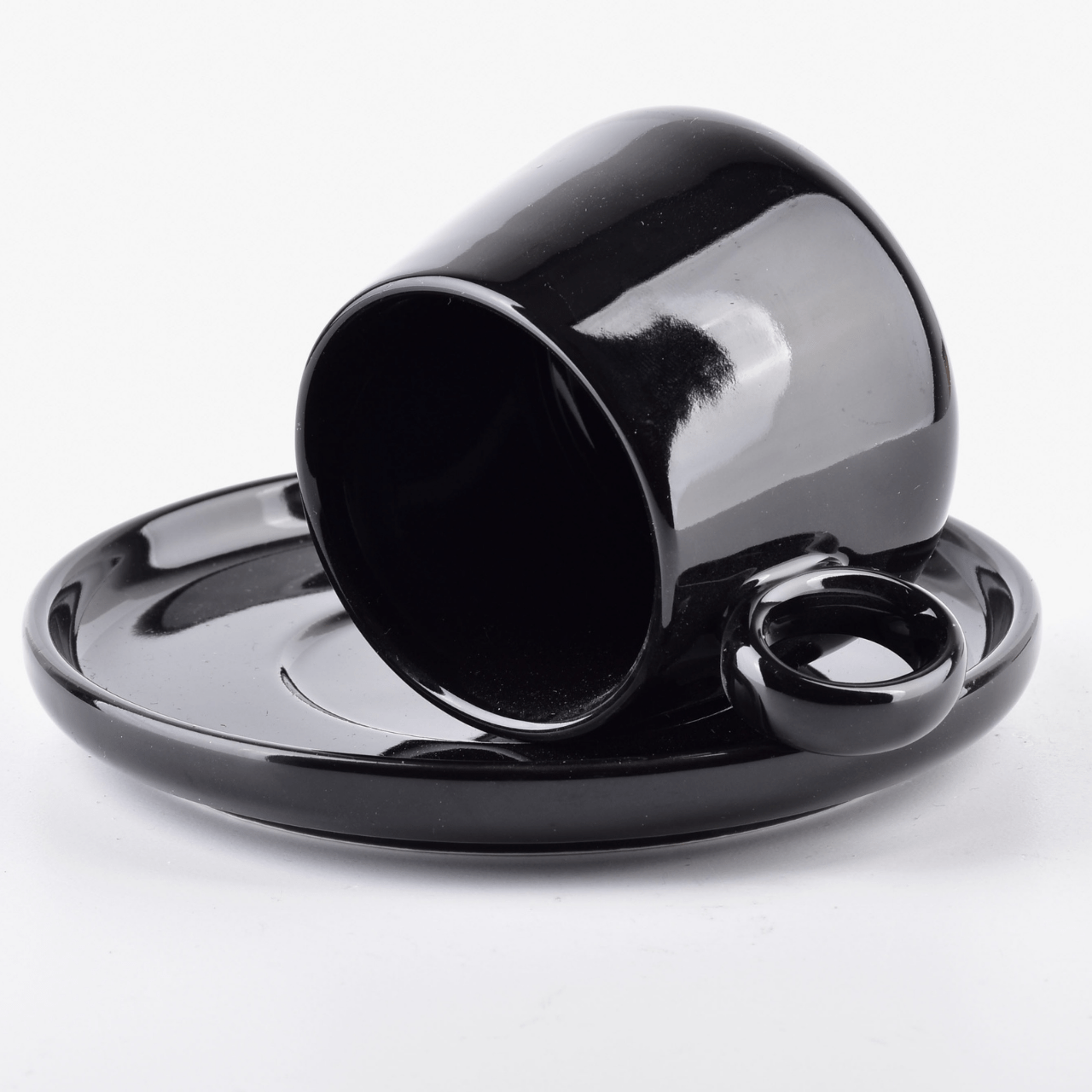 Affekdesign Koffie- en Theemokken Espressokop met schotel - 140ml - 4-delige set | Alisa