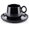 Espressokop met schotel - 140ml - 4-delige set | Alisa