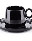 Affekdesign Koffie- en Theemokken Espressokop met schotel - 140ml - 4-delige set | Alisa