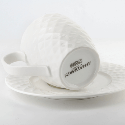 Affekdesign Koffie- en Theemokken Koffiekop met schotel - 23cl | Diamond