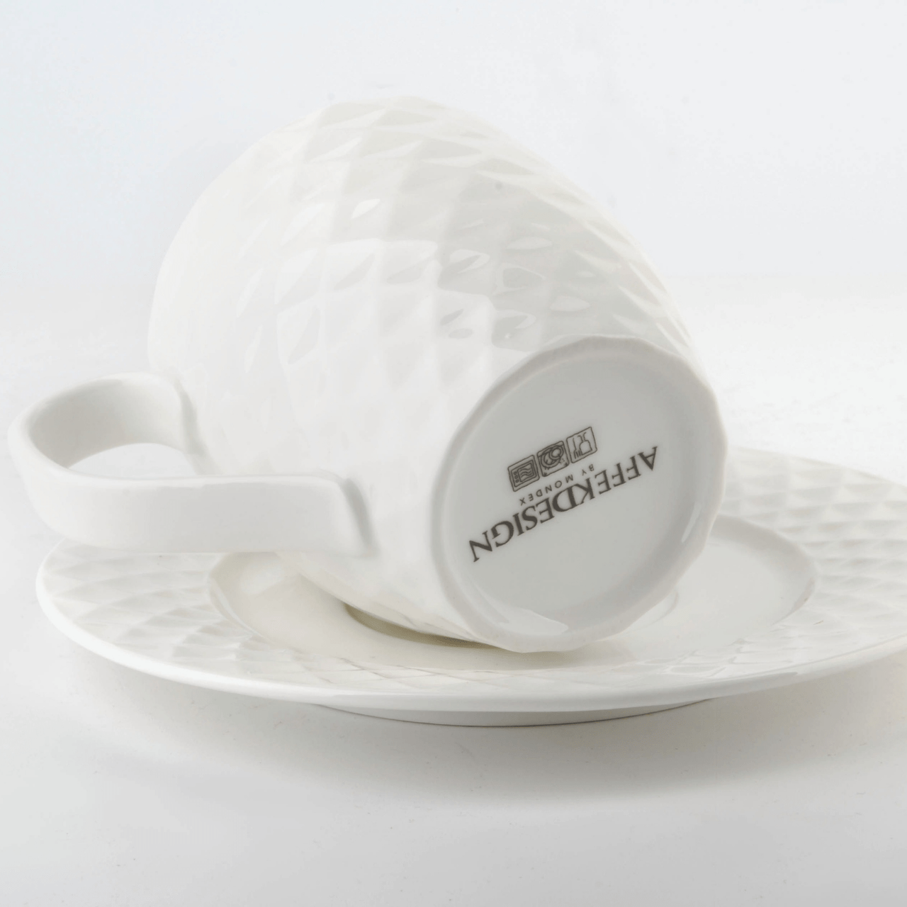 Affekdesign Koffie- en Theemokken Koffiekop met schotel - 23cl | Diamond