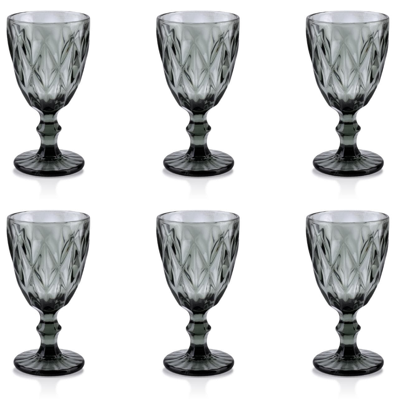 Affekdesign Wijnglazen Water- & Wijnglazen - 6-delige set | Elise Grey