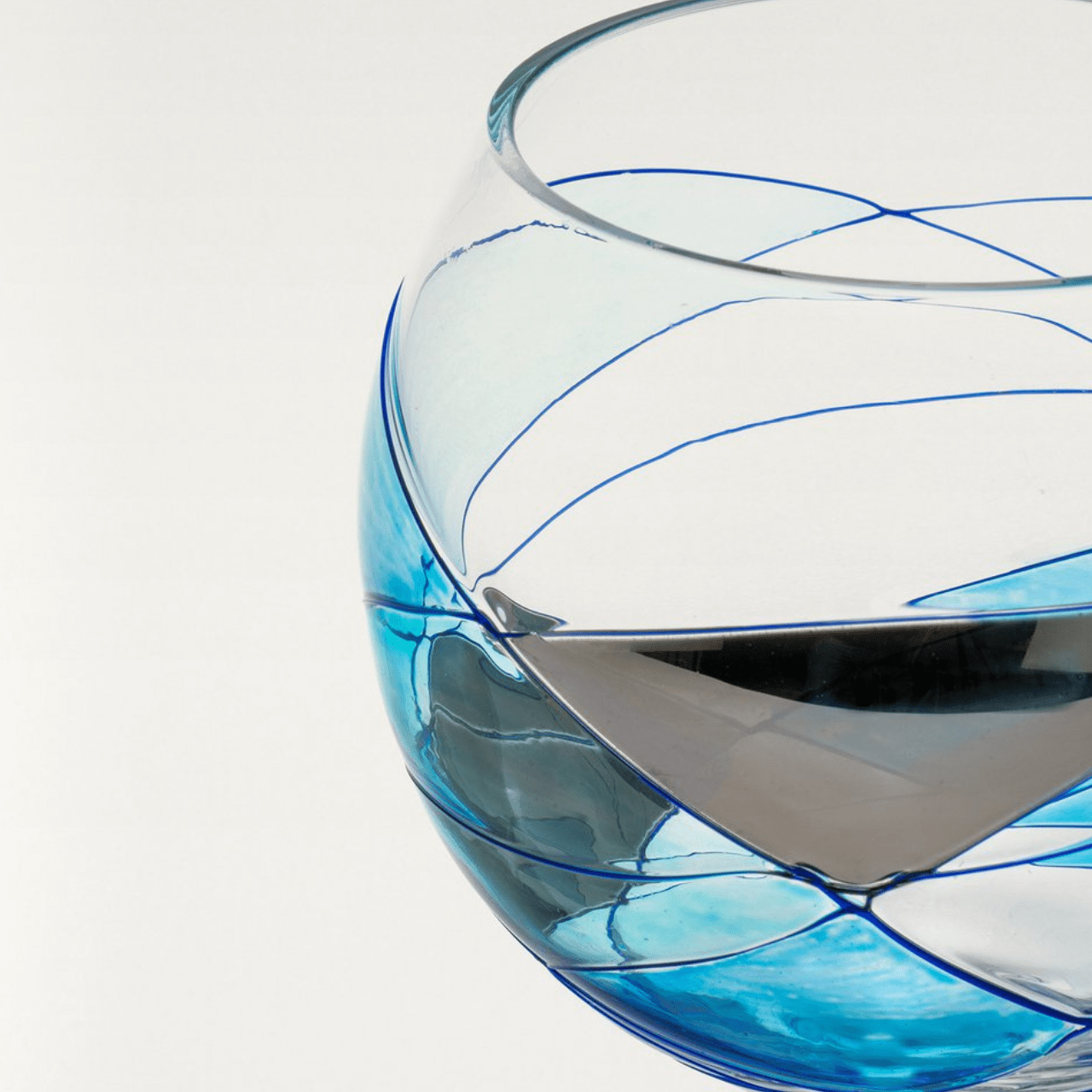 Antoni Barcelona Glass Wijnglazen Wijnglazen -2-delige set - Blauw