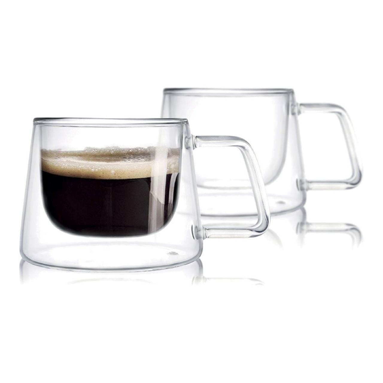 Aulica Koffie- en Theemokken Koffie- & theekop 250ml - 2-delige set - Dubbelwandig