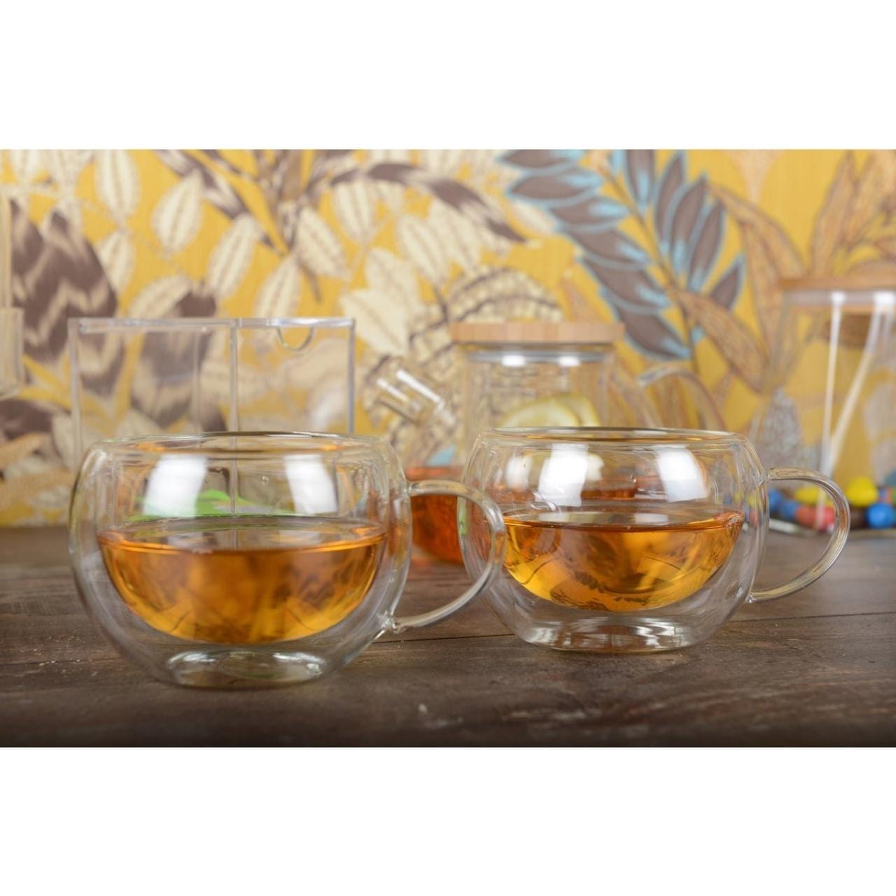 Aulica Koffie- en Theemokken Koffie- & theekop 250ml - 2-delige set - Dubbelwandig