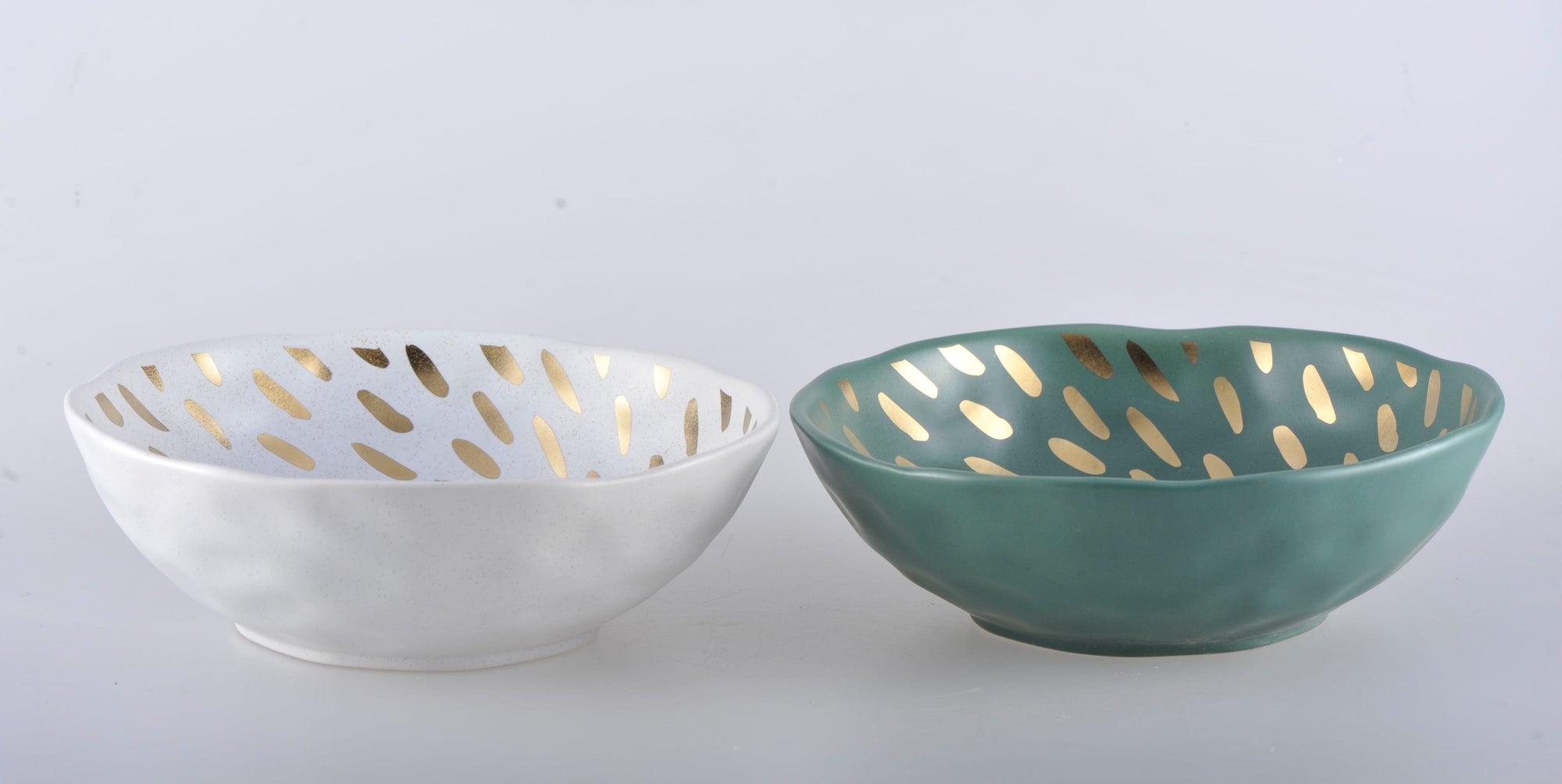 Aulica Saladeschaal Saladeschaal 22cm - 2-delige set | Nature chique