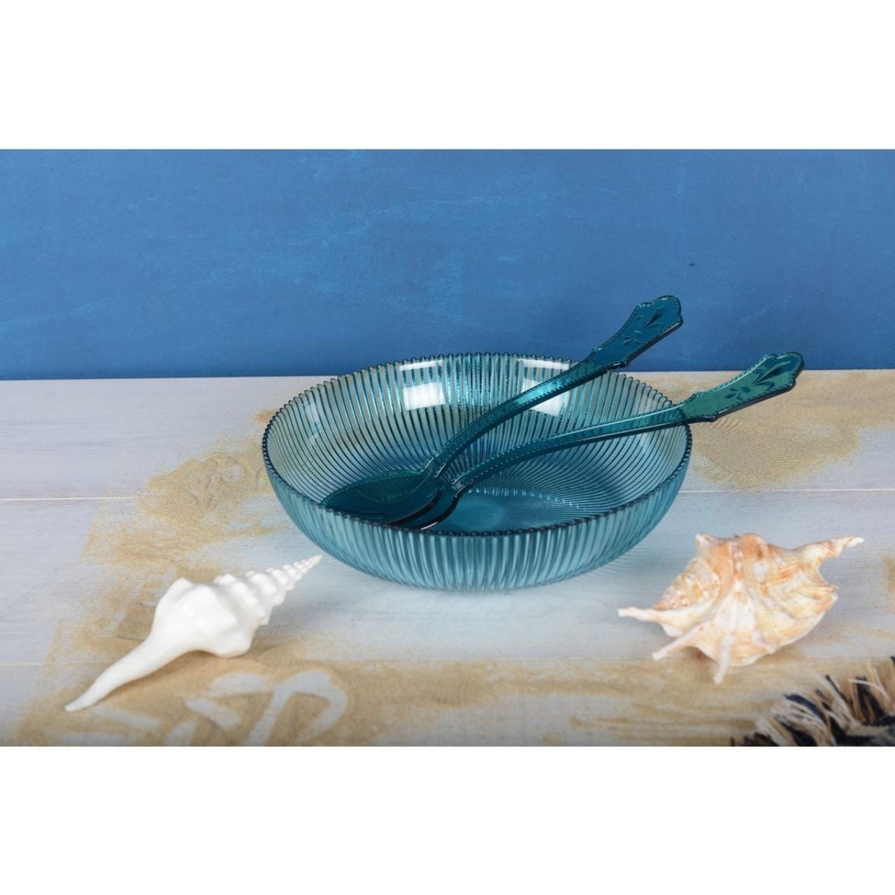 Aulica Saladeschaal Saladeschaal 25cm - Turkoois | A Barbord