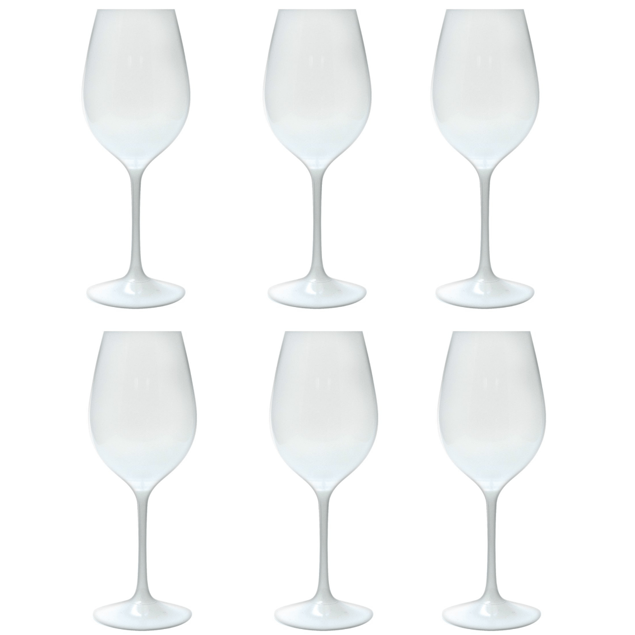 Aulica Wijnglazen Wijnglazen Wit - 6-delige set - 45cl | Poetique