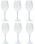 Aulica Wijnglazen Wijnglazen Wit - 6-delige set - 45cl | Poetique
