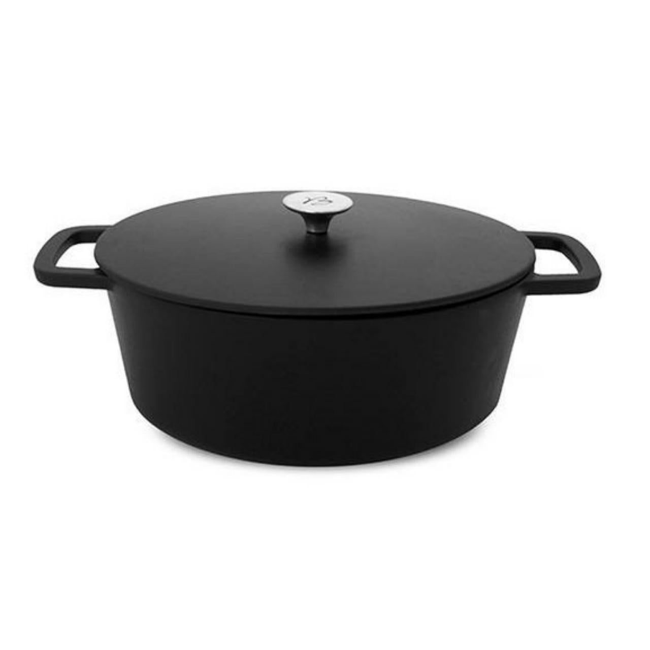 Baumalu Braadpan Braadpan 29cm met deksel - Black design