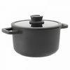 Kookpot Stone - 24x14cm 5,6L - Antikleef - Downdraft en afgiet deksel | Leo