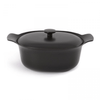 Ovale braadpan met deksel - Zwart | Ron
