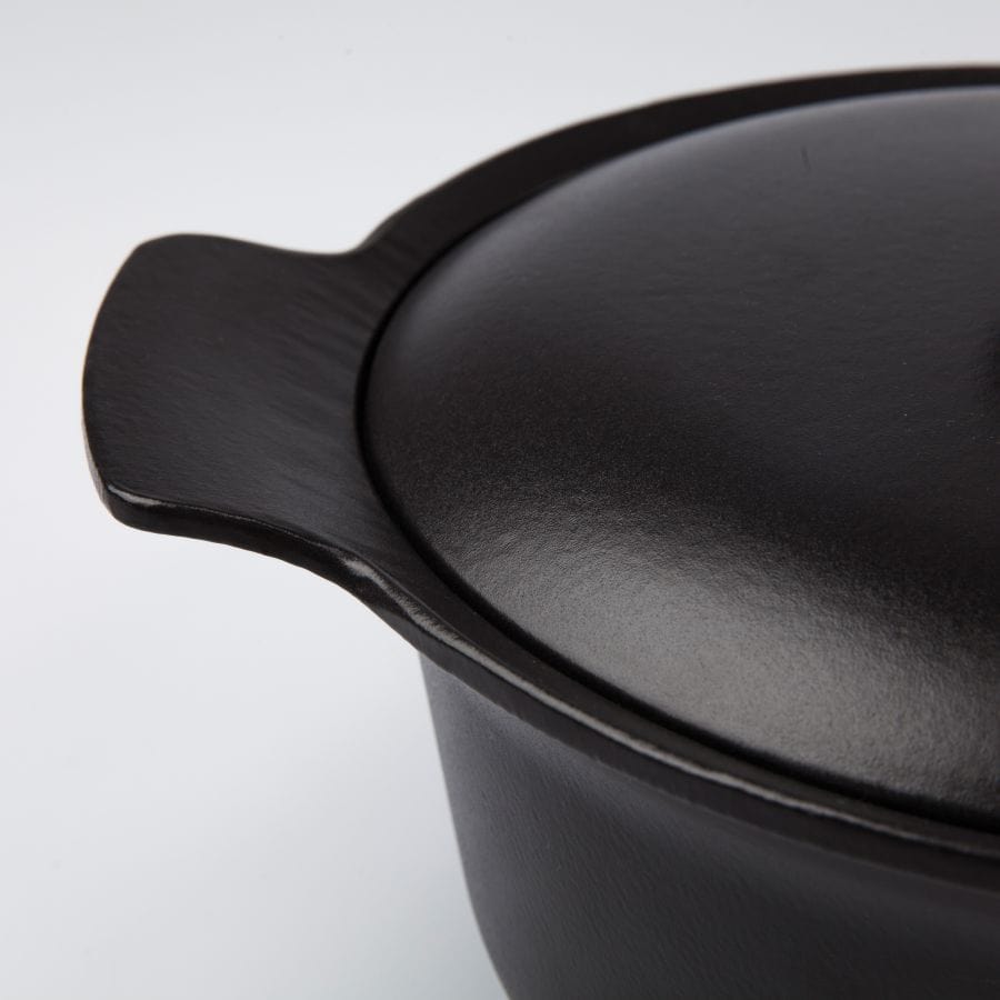 Berghoff Kookpan Ovale kookpot met deksel - Zwart | Ron