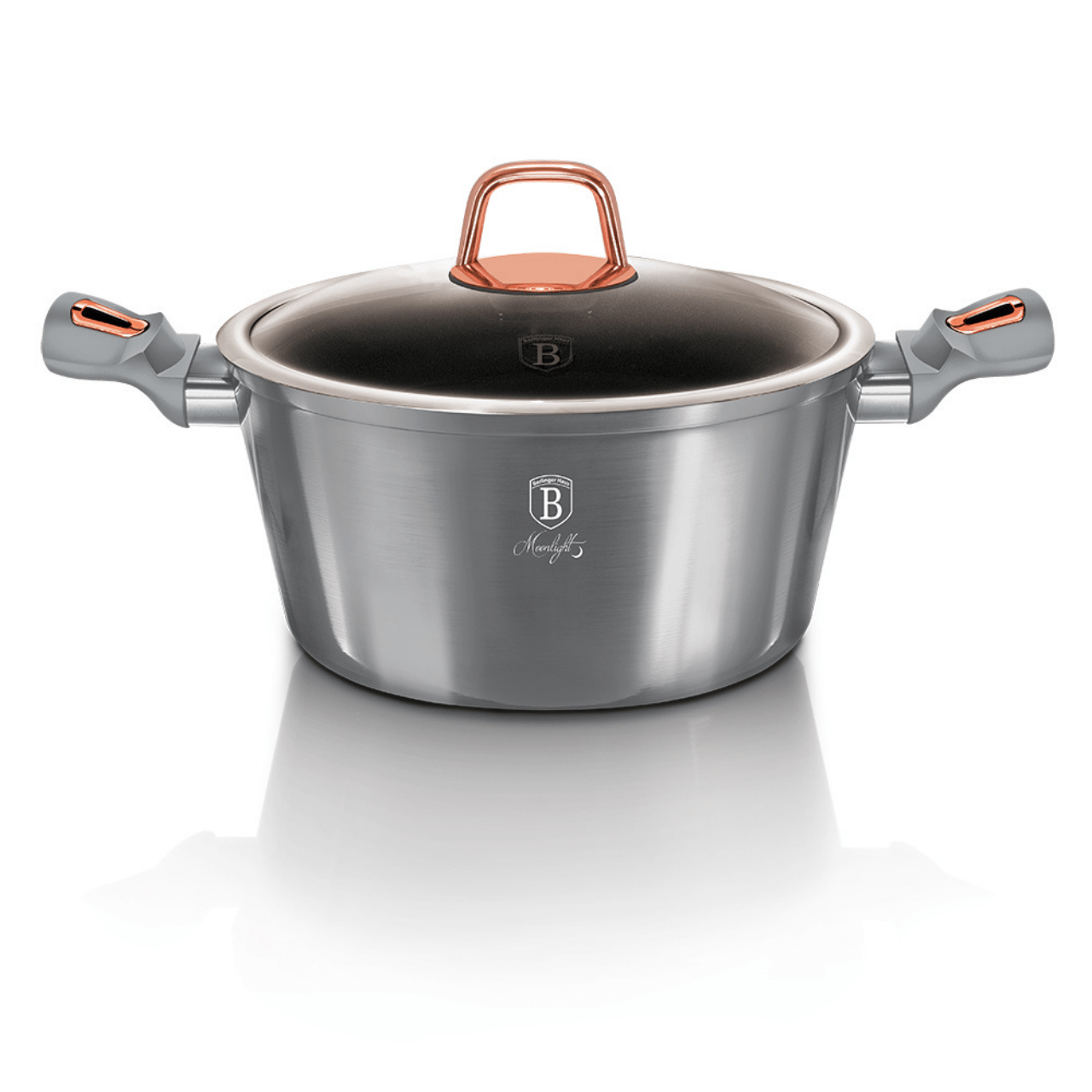 Berlinger Haus Kookpan Kookpan met deksel 24cm - 4.1L |  Moonlight Edition