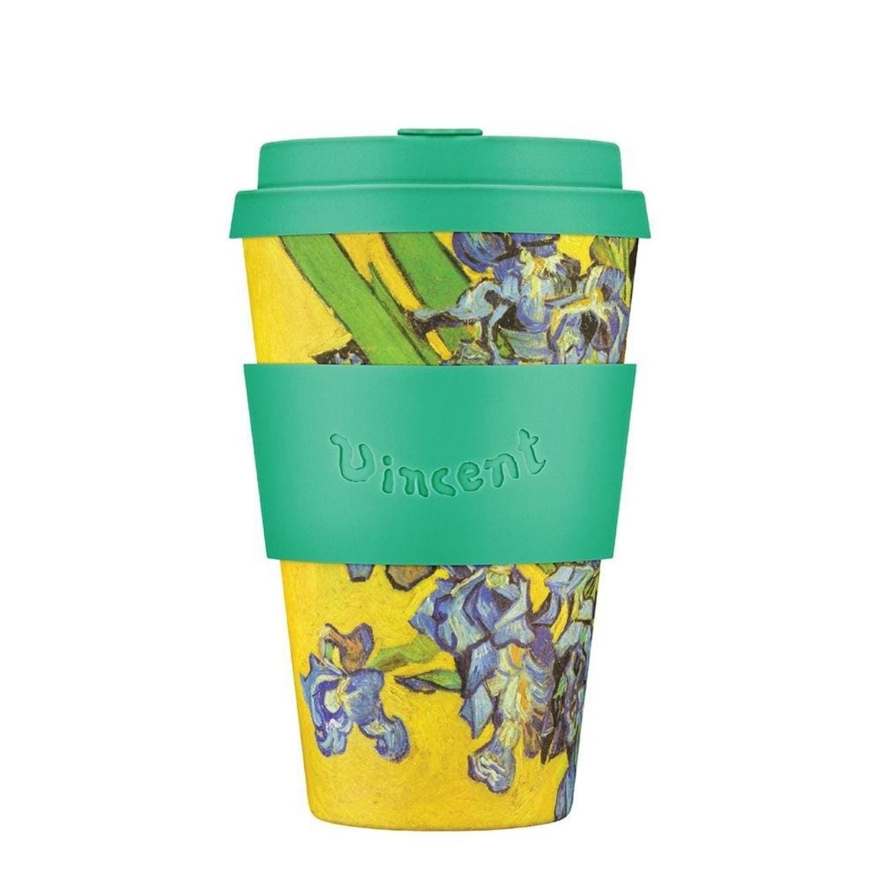 Ecoffee Cup Koffie- en Theemokken Koffie- en theekop to go - 400ml | Van Gogh Irissen 1890