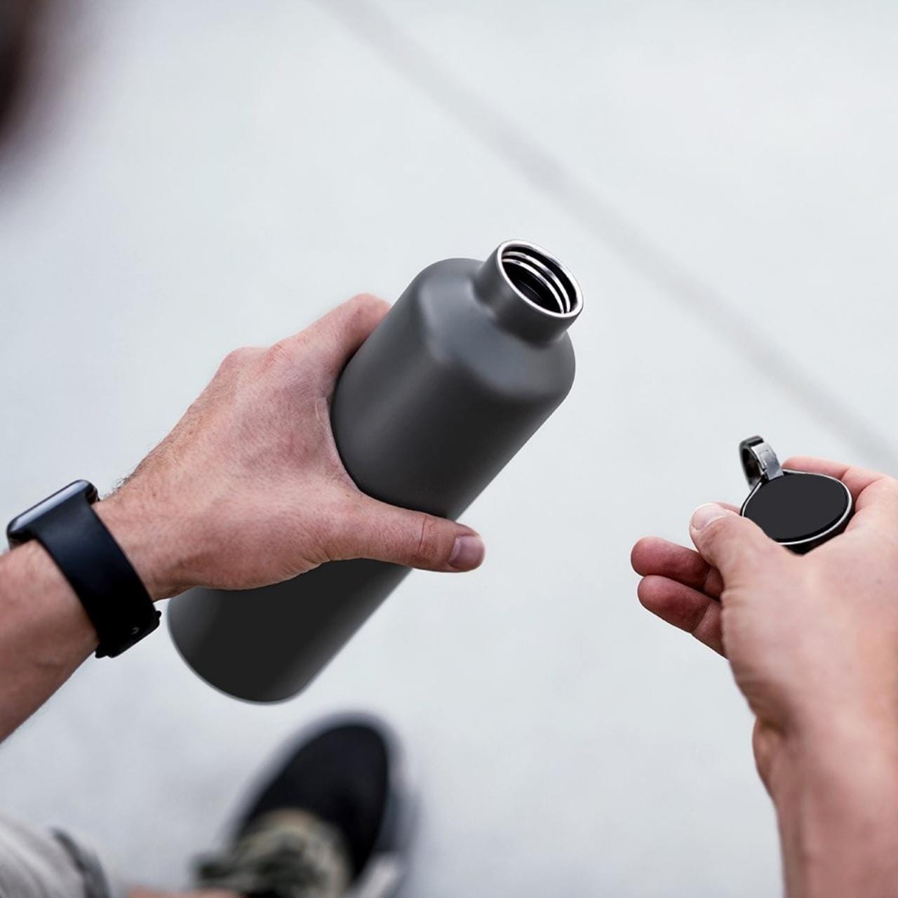 Equa Drinkfles Drinkfles 0.75l | Dark Grey