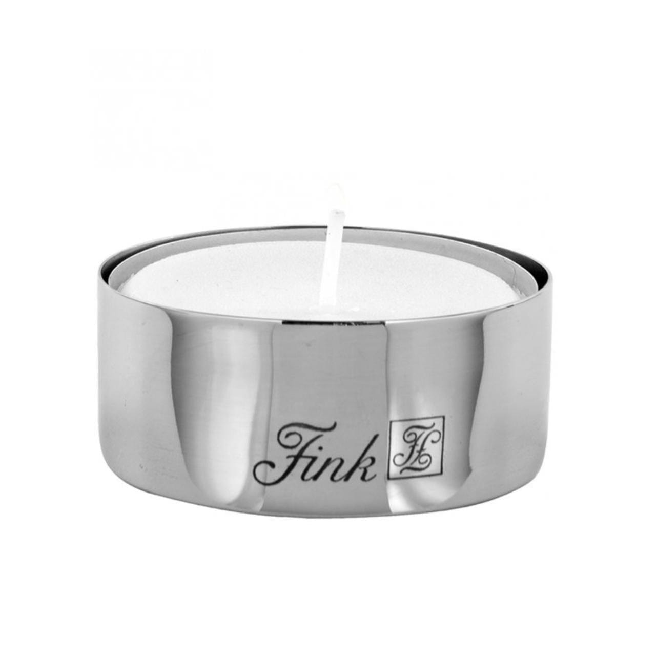 Fink Theelichthouder Theelichthouder - 4-delige set - RVS | Living