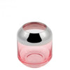 Theelichthouder 9cm - Glas - Roze | Smilla