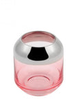 Fink Theelichthouder Theelichthouder 9cm - Glas - Roze | Smilla