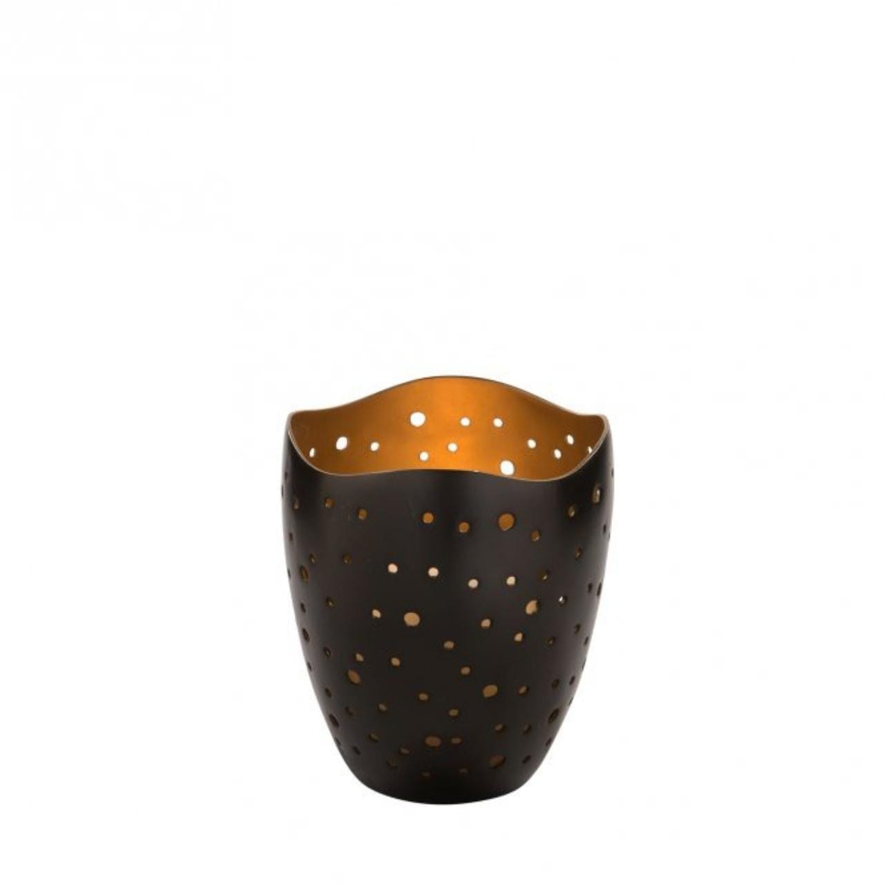 Fink Theelichthouder Windlicht 15cm - Aluminium | Elias