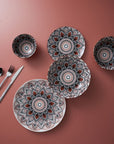 Home Deco Borden Diep bord 20cm - 2-delige set | Mandala