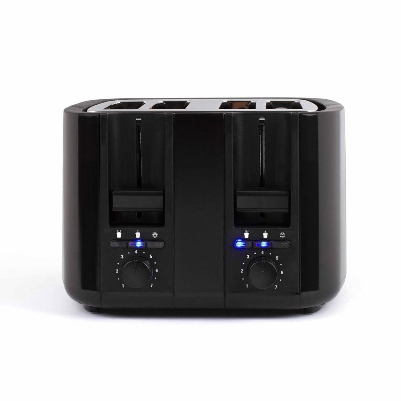 Livoo Broodrooster Broodrooster 4-slots | Zwart