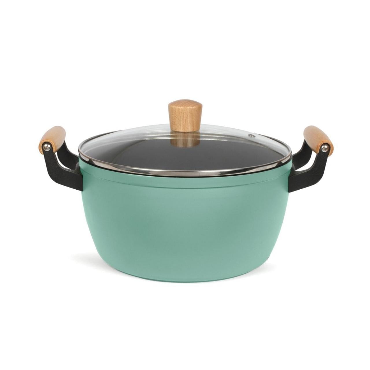 Livoo Kookpan Kookpan 24cm- 5L - Houten handvaten