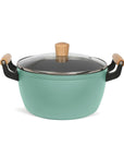 Livoo Kookpan Kookpan 24cm- 5L - Houten handvaten