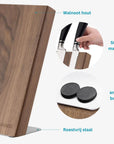 Livoo Messenset Messenblok - magnetisch | Walnoot