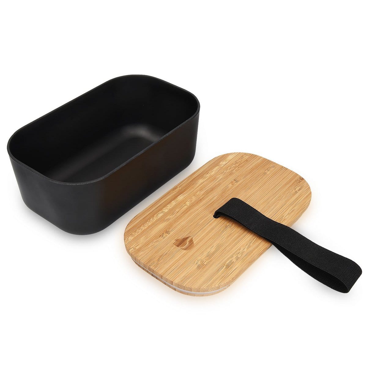 Navaris Braadpan Bento lunchbox 1l | Zwart