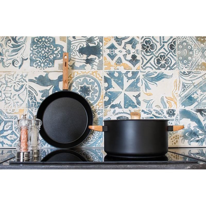 OGO Living Koekenpan Koekenpan met houten handgrepen - 28 cm | Ector