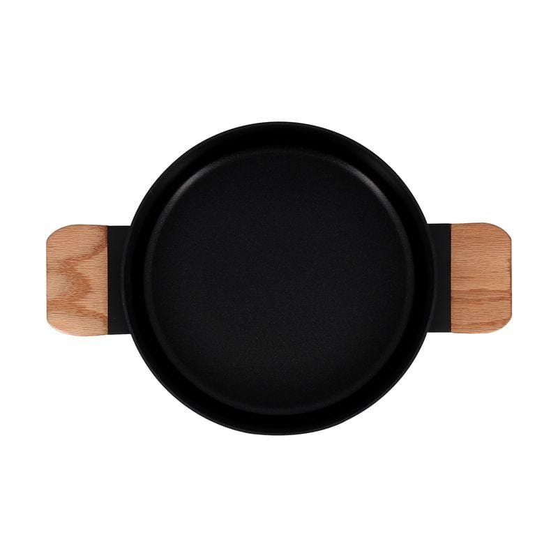 OGO Living Kookpan Kookpan met houten handgrepen - 24 cm | Ector