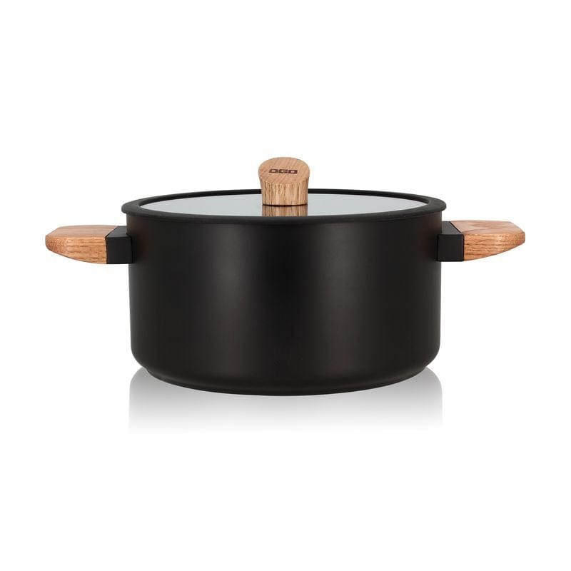 OGO Living Kookpan Kookpan met houten handgrepen - 24 cm | Ector