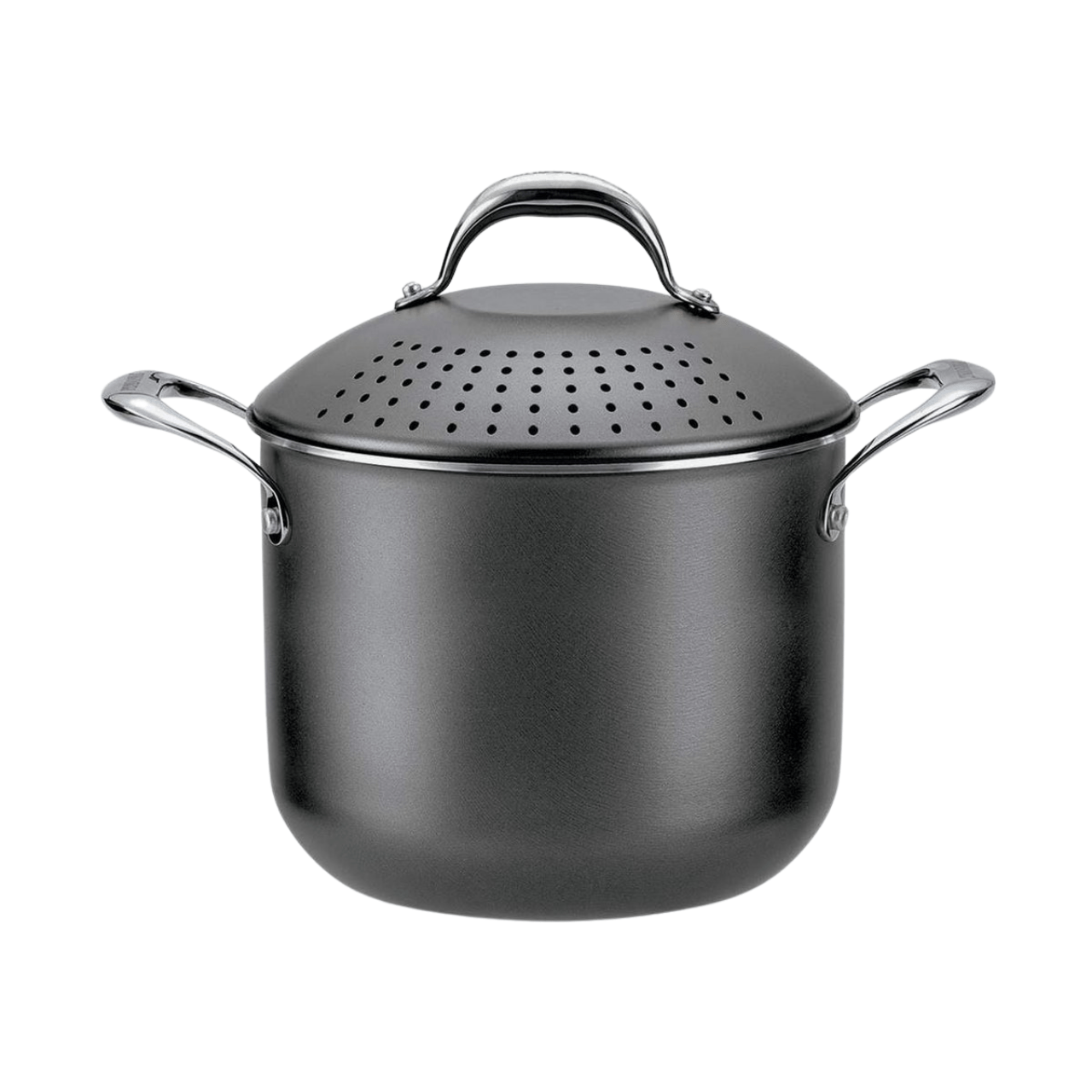 Pensofal Internatinal Pannenset Pastapan 20cm - 5L - deksel met vergiet - Antraciet | Invictum