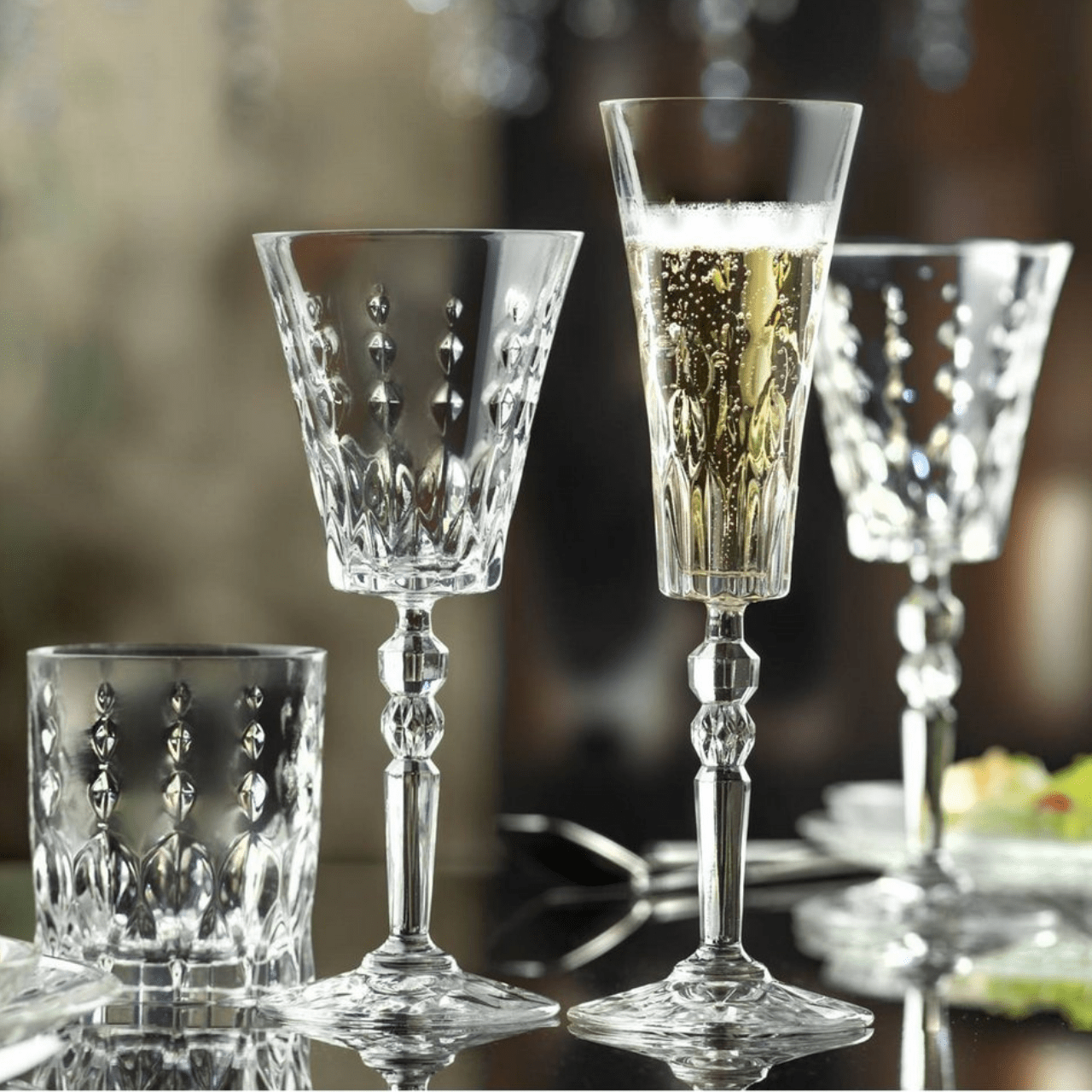 RCR - Cristalleria Italiana Glazen Rode wijnglazen - 6-delige set - 26cl | Marilyn