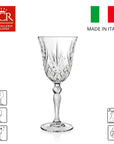 RCR - Cristalleria Italiana Glazen Wijnglazen - 6-delige set - 27cl | Melodia