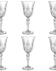 RCR - Cristalleria Italiana Glazen Wijnglazen - 6-delige set - 27cl | Melodia