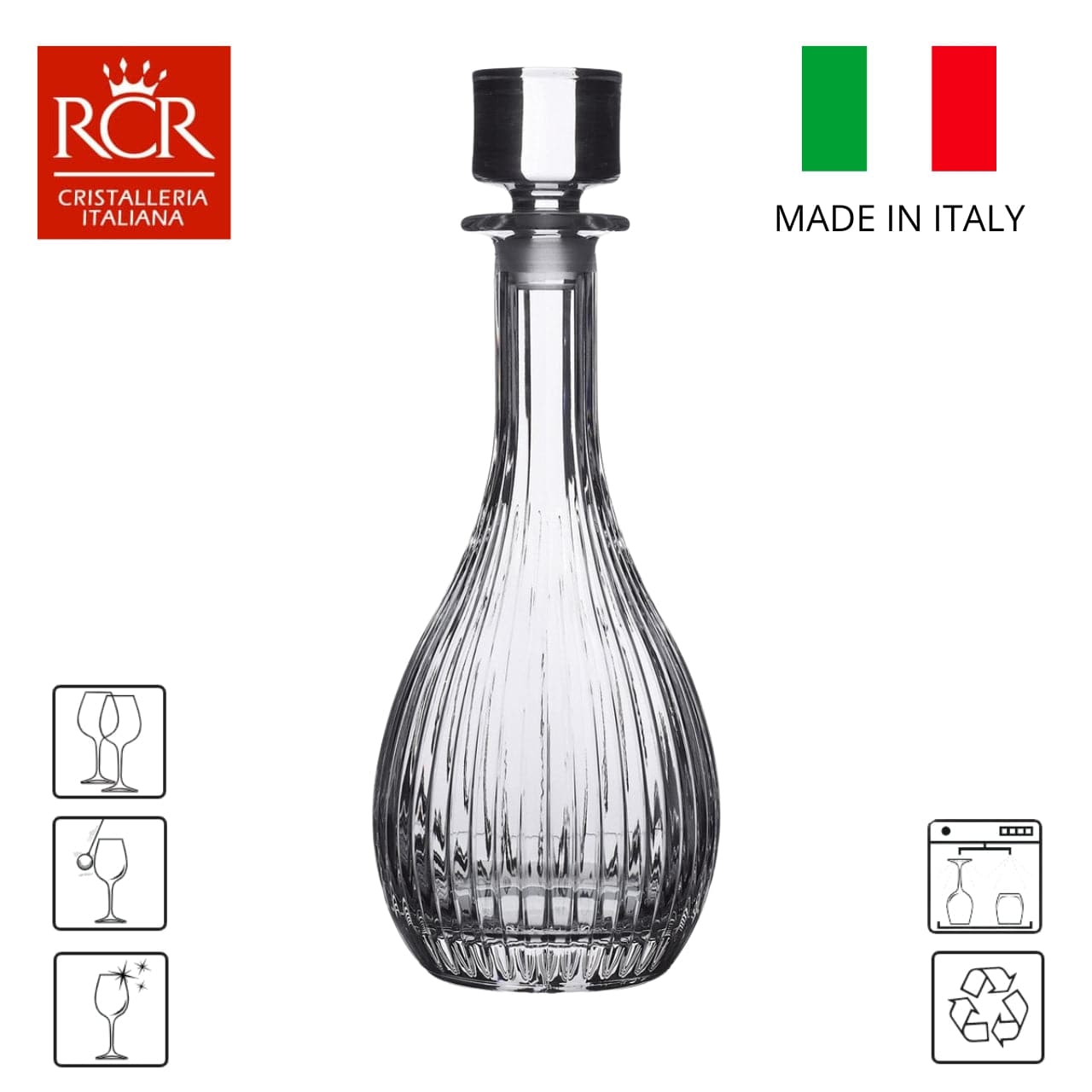 RCR - Cristalleria Italiana Karaf Wijnkaraf 90cl | Timeless