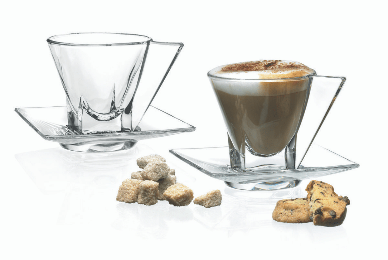 RCR - Cristalleria Italiana Koffie- en Theeset Cappuccinoset - 19cl | Fusion