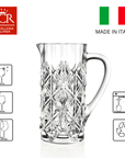 RCR - Cristalleria Italiana Schenkkan 7-delige set - Schenkkan en 6 tumbler glazen | Enigma