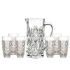 7-delige set - Schenkkan en 6 tumbler glazen | Enigma