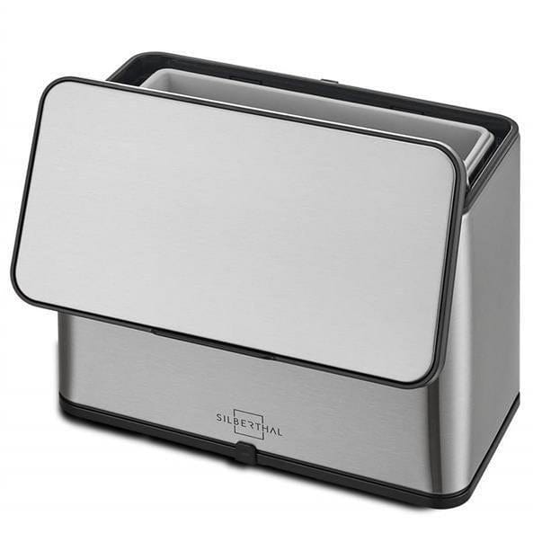 Silbertahl Koffiemolen Afvalbak - Met koolfilter - 3 liter