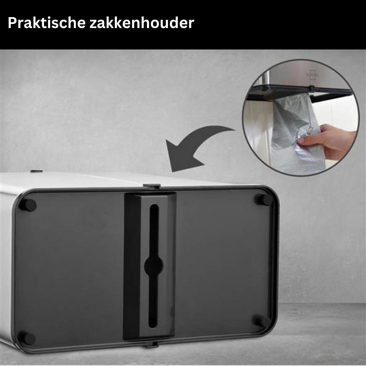 Silbertahl Koffiemolen Afvalbak - Met koolfilter - 3 liter