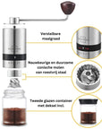Silbertahl Koffiemolen Koffiemolen - Handmatig - RVS