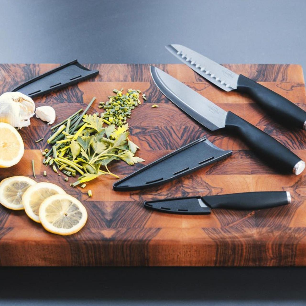 Silbertahl Messenset 3-delig keramisch messenset - Zwart