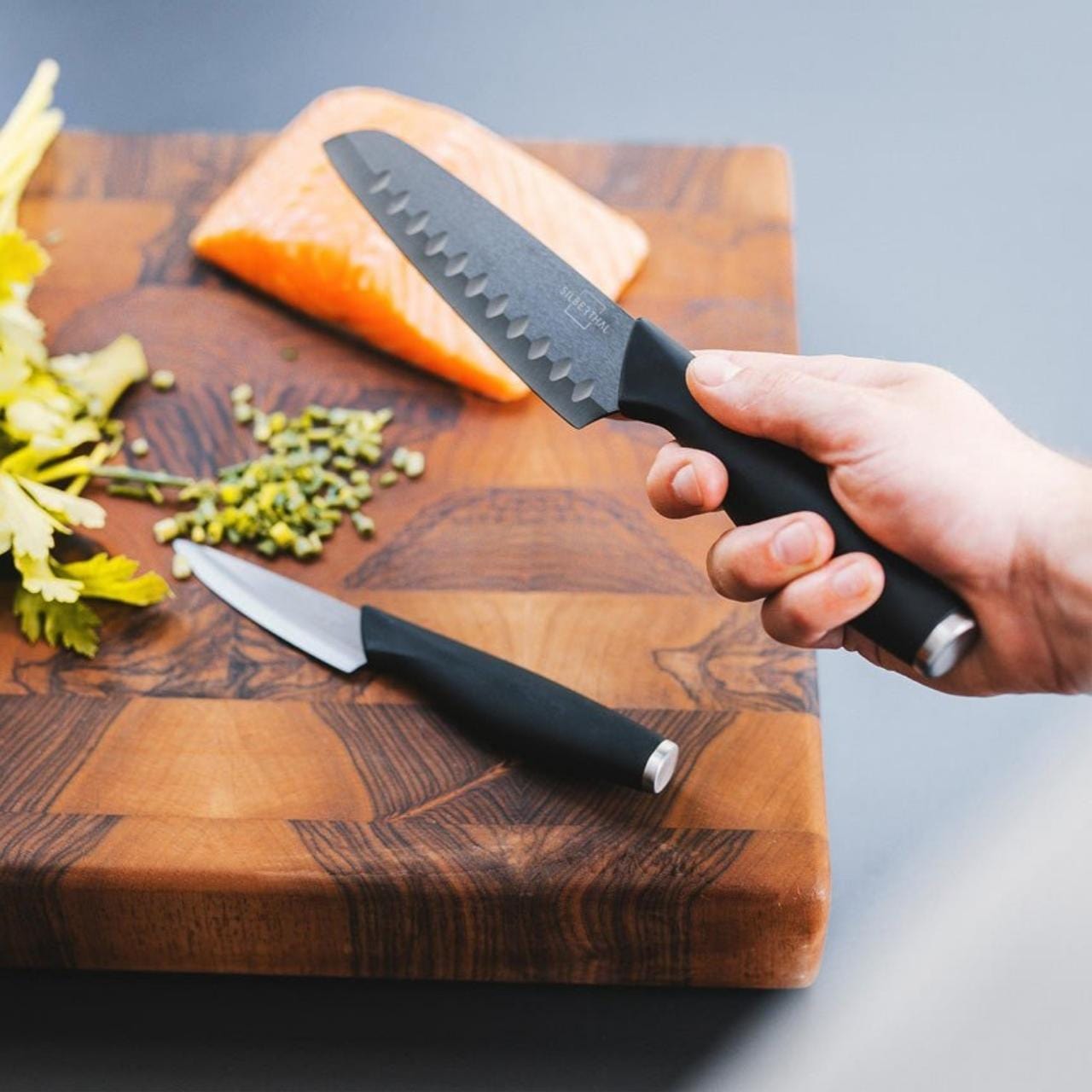 Silbertahl Messenset 3-delig keramisch messenset - Zwart