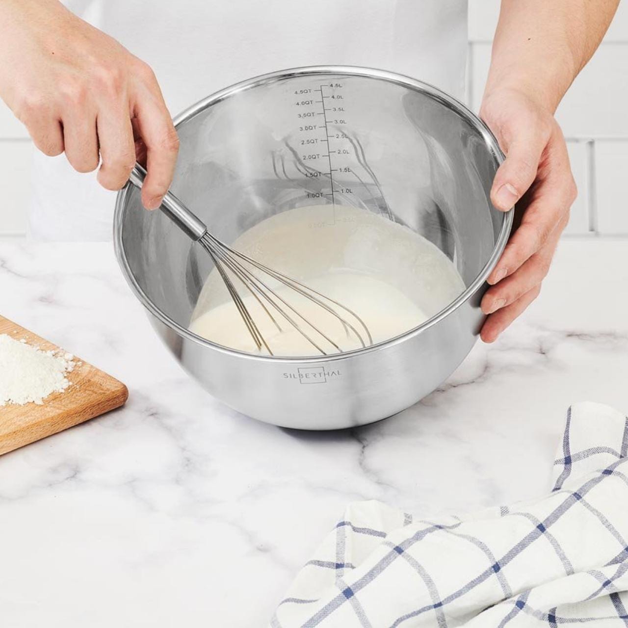 Silbertahl Multikommen Multikommen met deksel - 3-delige set - RVS