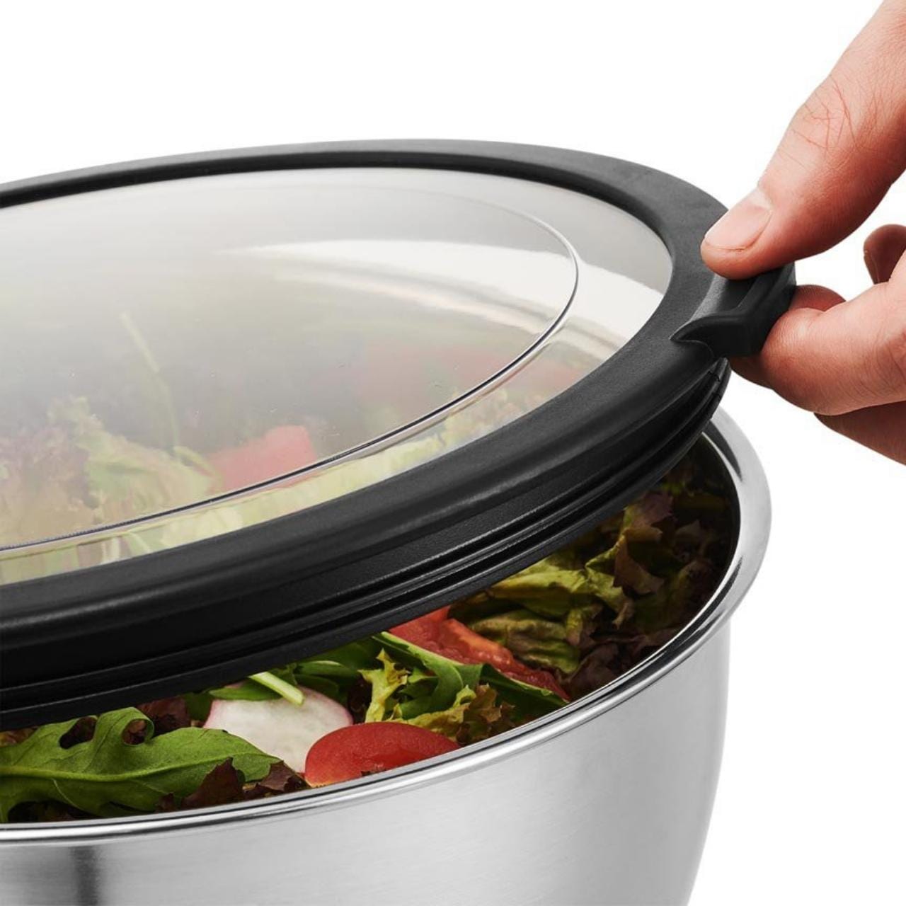 Silbertahl Multikommen Multikommen met deksel - 3-delige set - RVS