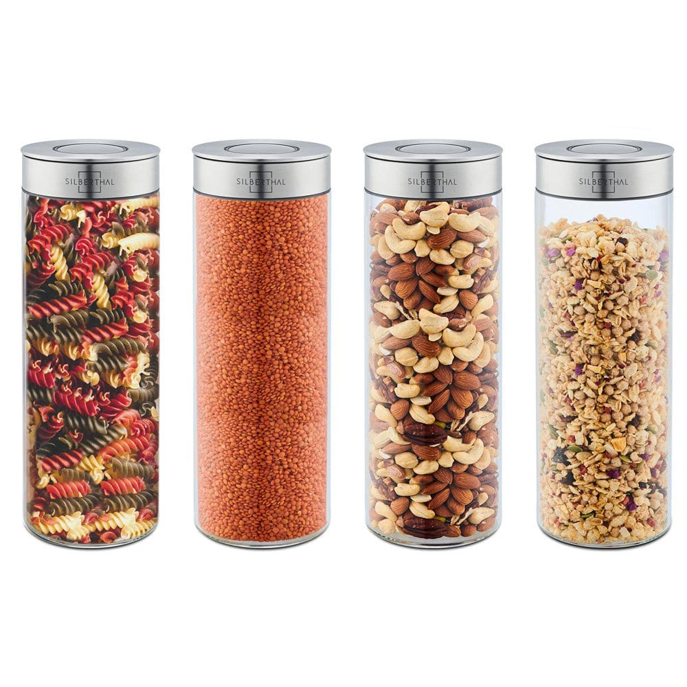 Silbertahl Voorraadpotten Voorraadpot - 4-delige set - 1.5 liter