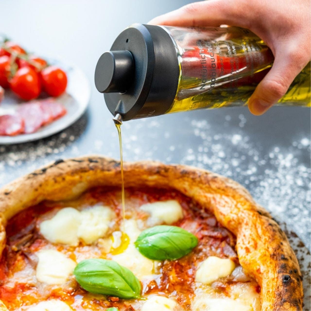 Silberthal Dressing shaker Oliefles - Met kruidenzeef - 500ml